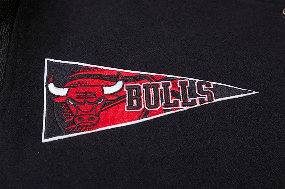 CHICAGO BULLS RETRO CLASSIC RIB WOOL VARSITY JACKET