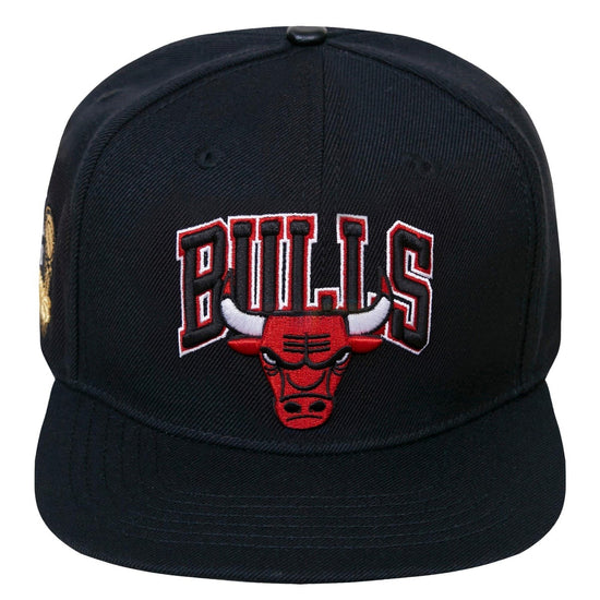 CHICAGO BULLS RETRO CLASSIC WORDMARK LOGO WOOL SNAPBACK