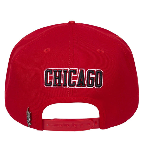 CHICAGO BULLS RETRO CLASSIC WORDMARK LOGO WOOL SNAPBACK HAT