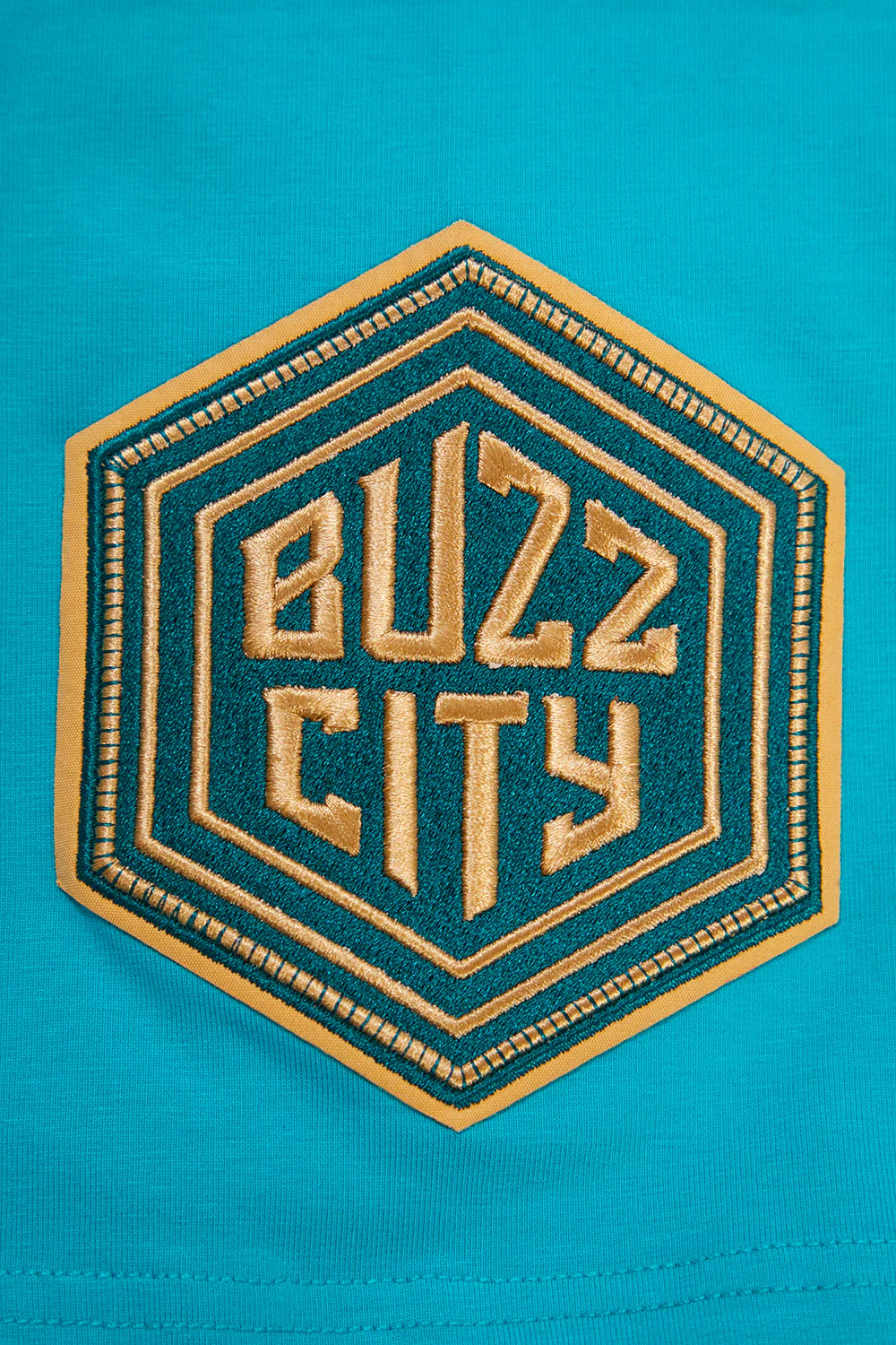 NBA CHARLOTTE HORNETS MEN'S CHEST BUZZ CITY TEE