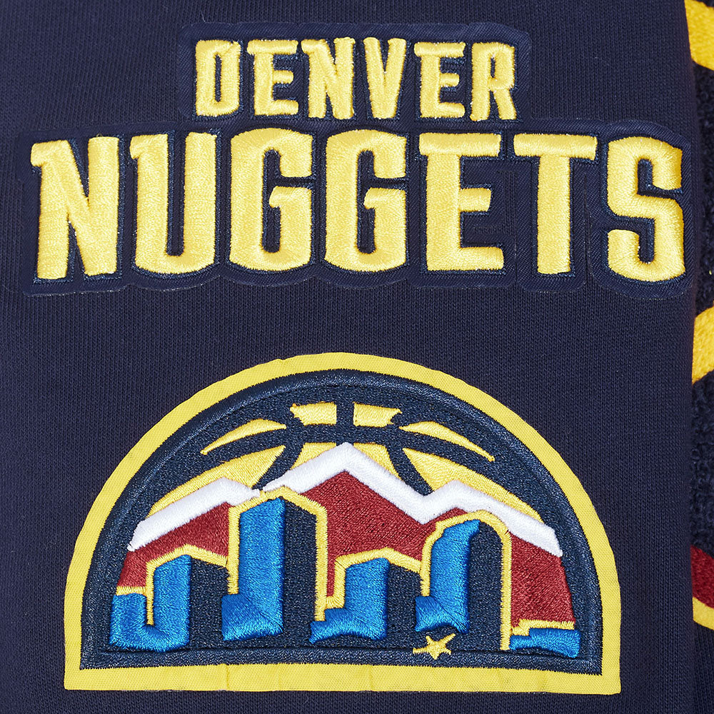 NBA DENVER NUGGETS MASHUP MEN'S RIB PULLOVER HOODIE