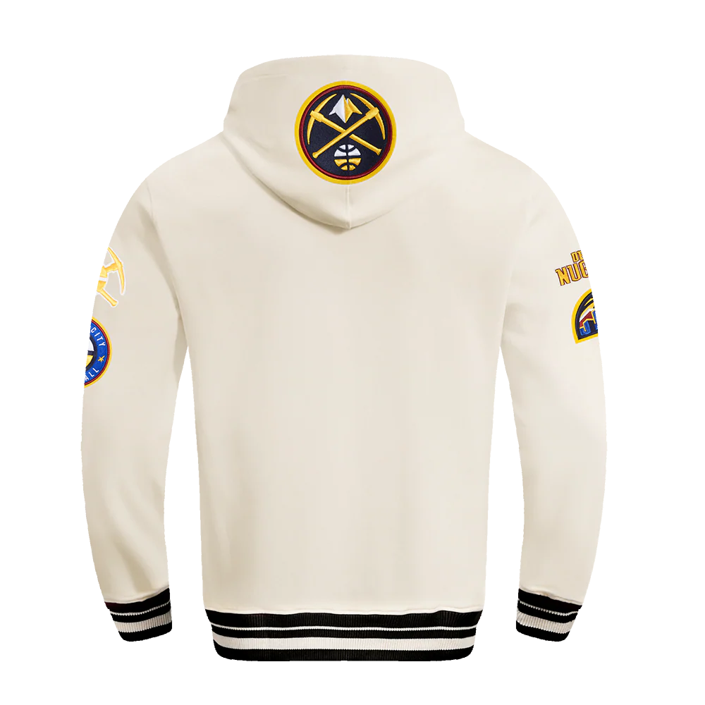 NBA DENVER NUGGETS RETRO CLASSIC MEN'S RIB PULLOVER HOODIE