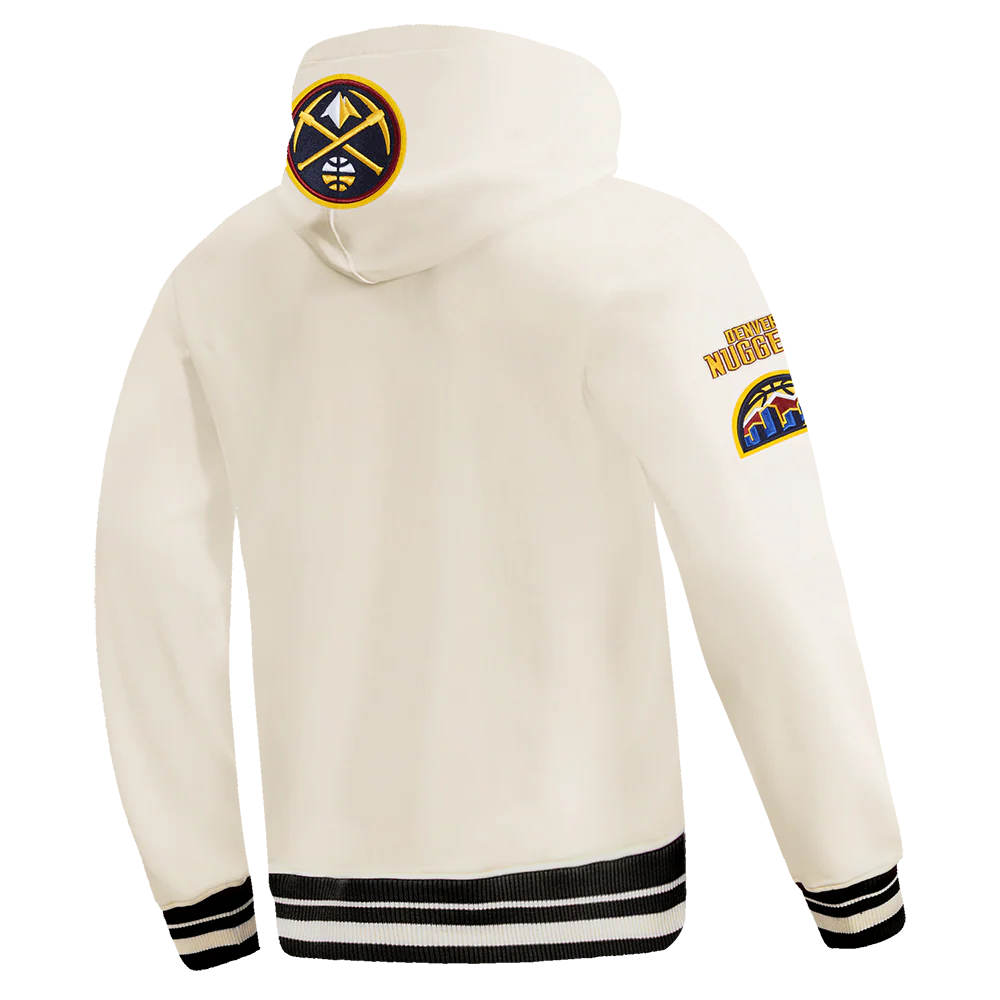 NBA DENVER NUGGETS RETRO CLASSIC MEN'S RIB PULLOVER HOODIE