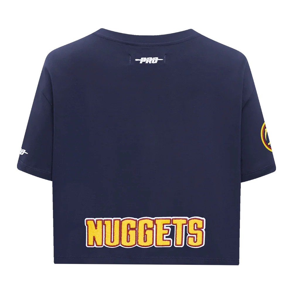 NBA DENVER NUGGETS NIKOLA JOKIC #15 CLASSIC PLAYER NAME AND NUMBER WOMEN'S SJ BOXY TEE