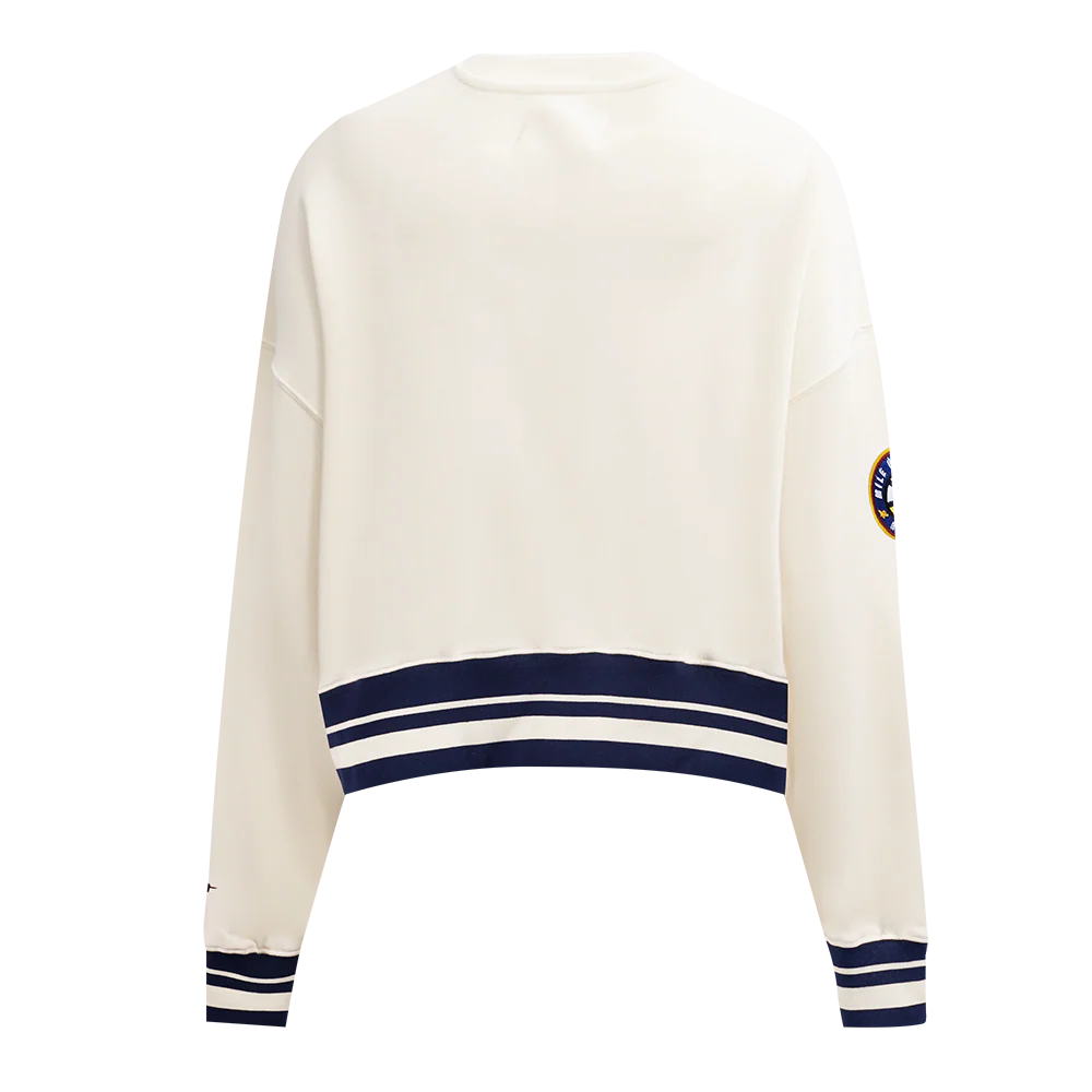 NBA DENVER NUGGETS RETRO CLASSIC WOMEN'S RIB CREWNECK