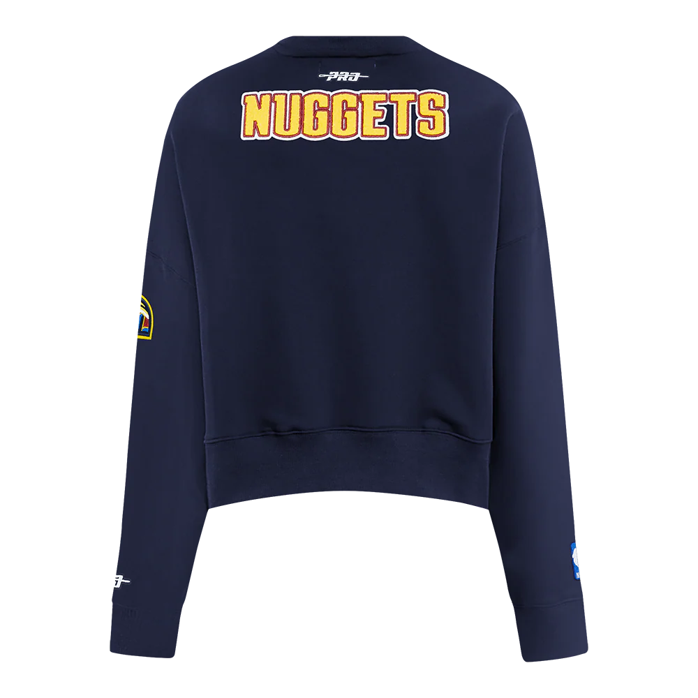 NBA DENVER NUGGETS NIKOLA JOKIC #15 CLASSIC PLAYER NAME AND NUMBER WOMEN'S FLC CREWNECK