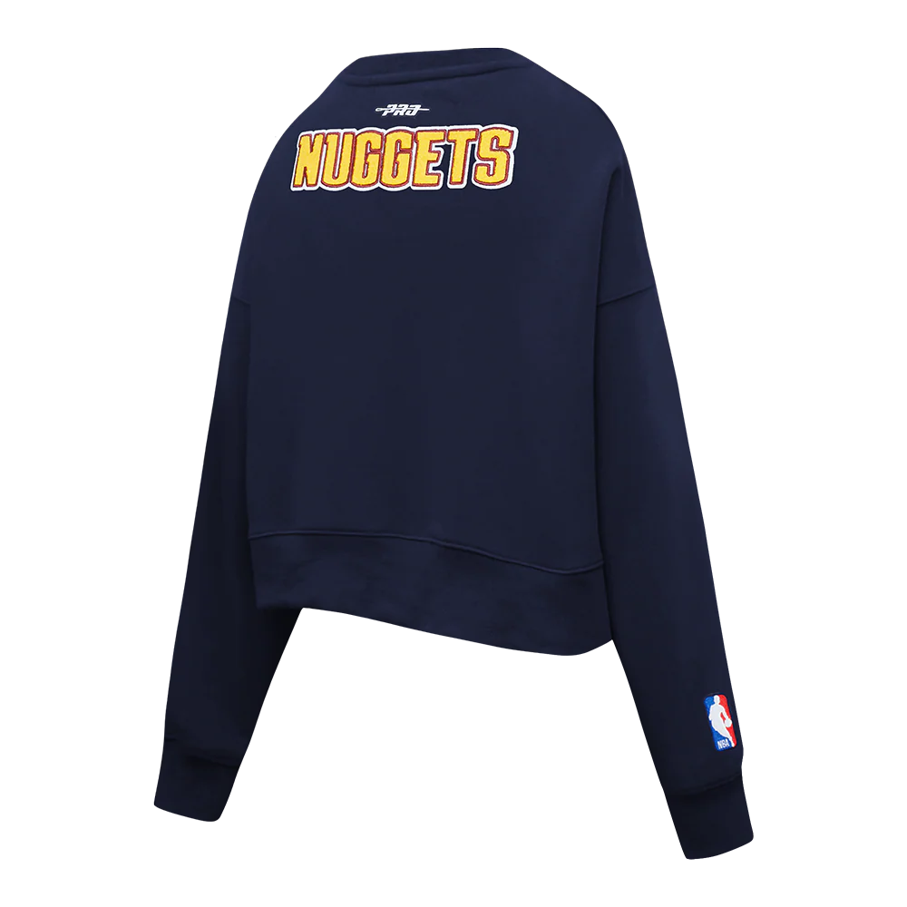 NBA DENVER NUGGETS NIKOLA JOKIC #15 CLASSIC PLAYER NAME AND NUMBER WOMEN'S FLC CREWNECK