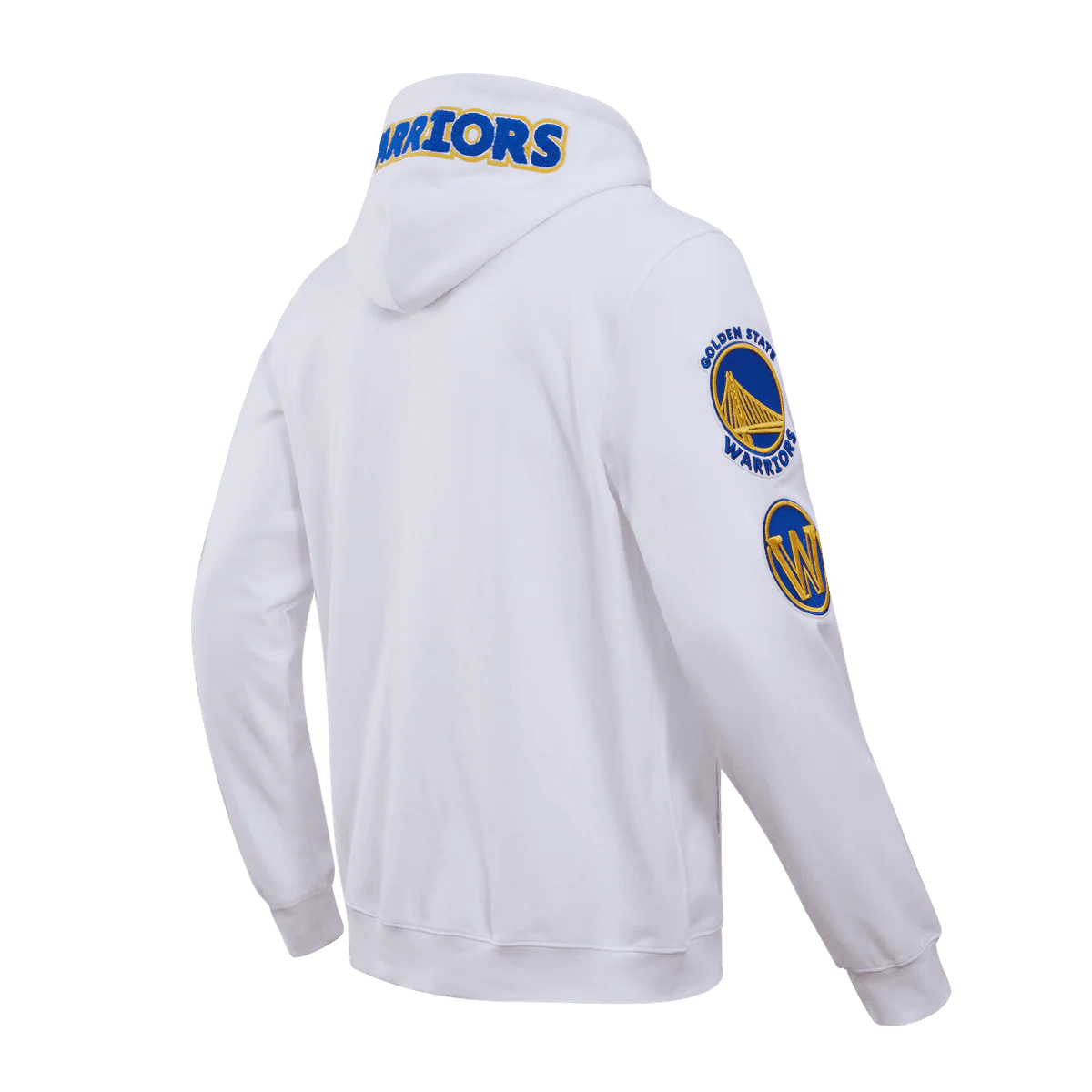 NBA GOLDEN STATE WARRIORS CLASSIC CHENILLE MEN'S FULL ZIP PULLOVER HOODIE
