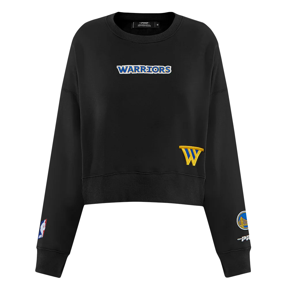 NBA GOLDEN STATE WARRIORS WINGSPAN WOMEN'S FLEECE CREWNECK