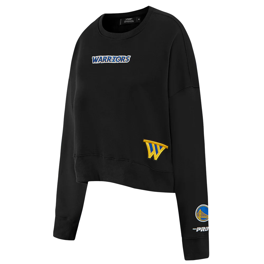NBA GOLDEN STATE WARRIORS WINGSPAN WOMEN'S FLEECE CREWNECK