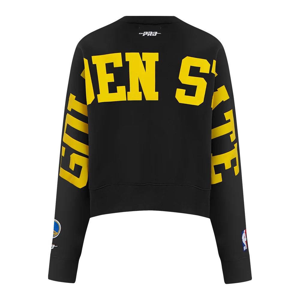 NBA GOLDEN STATE WARRIORS WINGSPAN WOMEN'S FLEECE CREWNECK