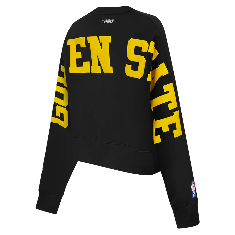 NBA GOLDEN STATE WARRIORS WINGSPAN WOMEN'S FLEECE CREWNECK
