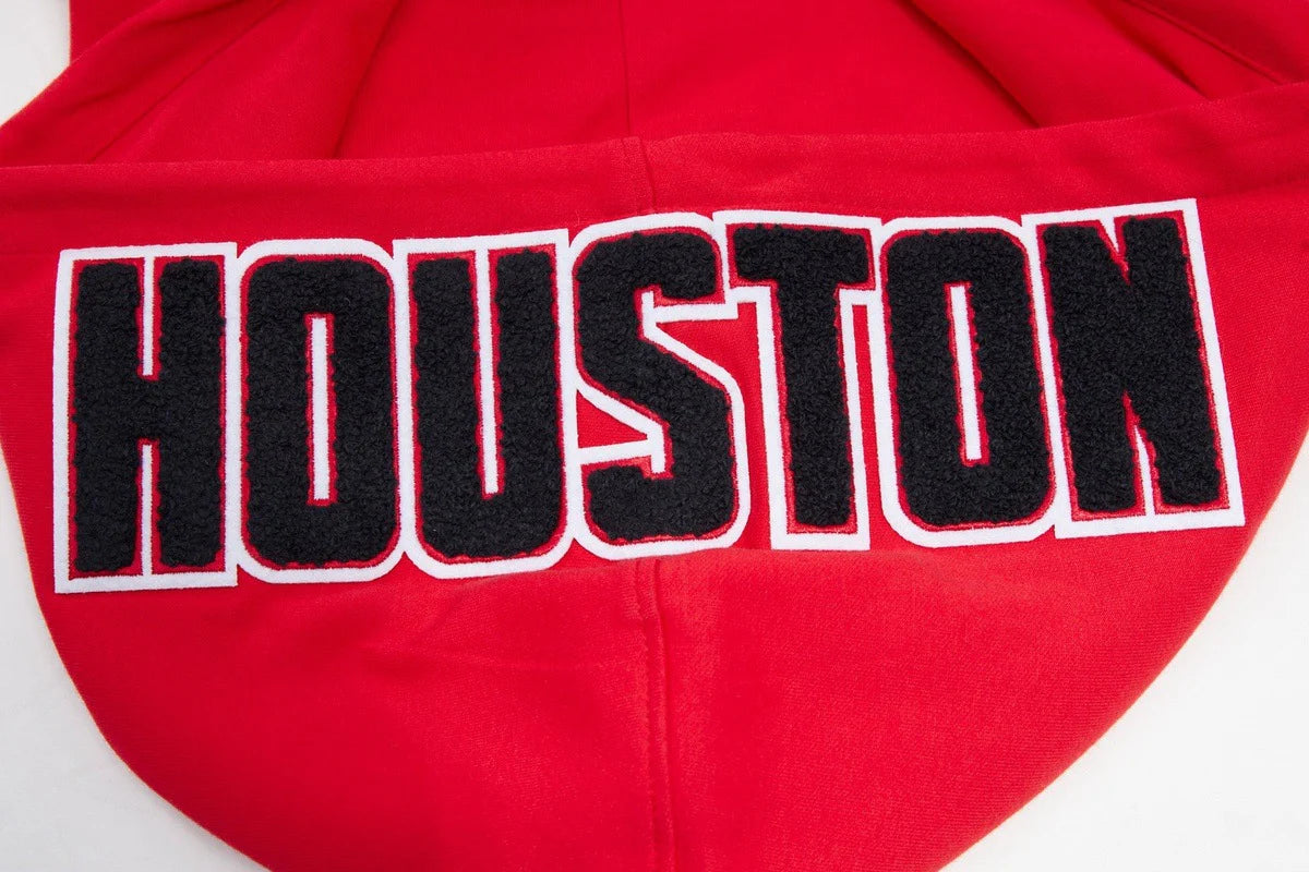 NBA HOUSTON ROCKETS CLASSIC CHENILLE MEN'S PO HOODIE