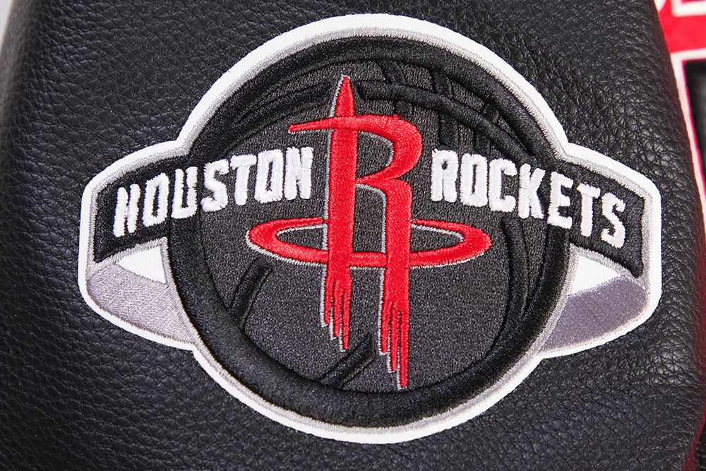NBA HOUSTON ROCKETS RETRO CLASSIC MEN'S RIB WOOL VARSITY JACKET