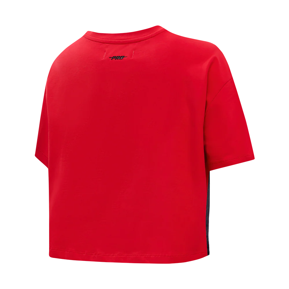 NBA HOUSTON ROCKETS RETRO CLASSIC WOMEN'S BOXY TEE