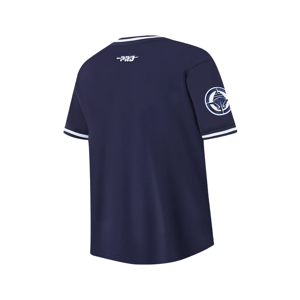 NBA LOS ANGELES CLIPPERS CLASSIC BIG BOYS SHORT SLEEVE STRIPED RIB TEE