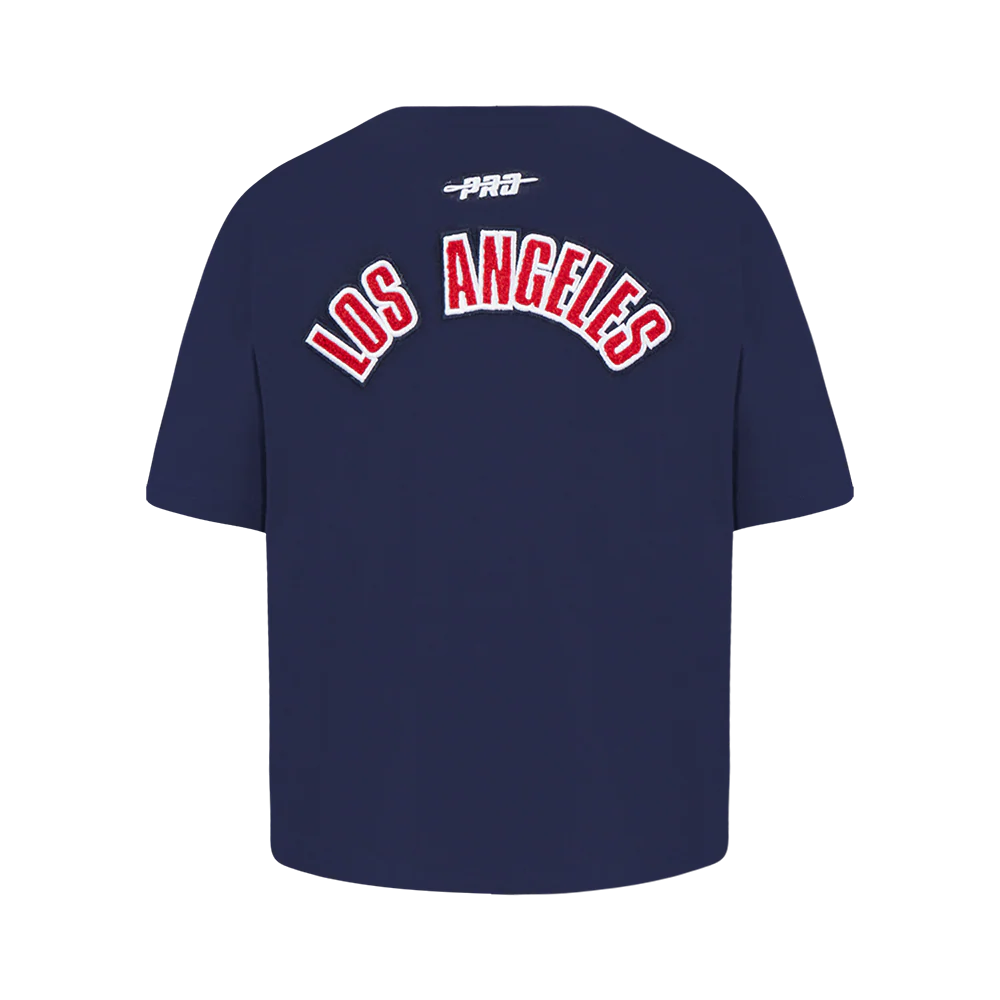 NBA LOS ANGELES CLIPPERS CLASSIC BIG GIRLS SHORT SLEEVE BOXY TEE