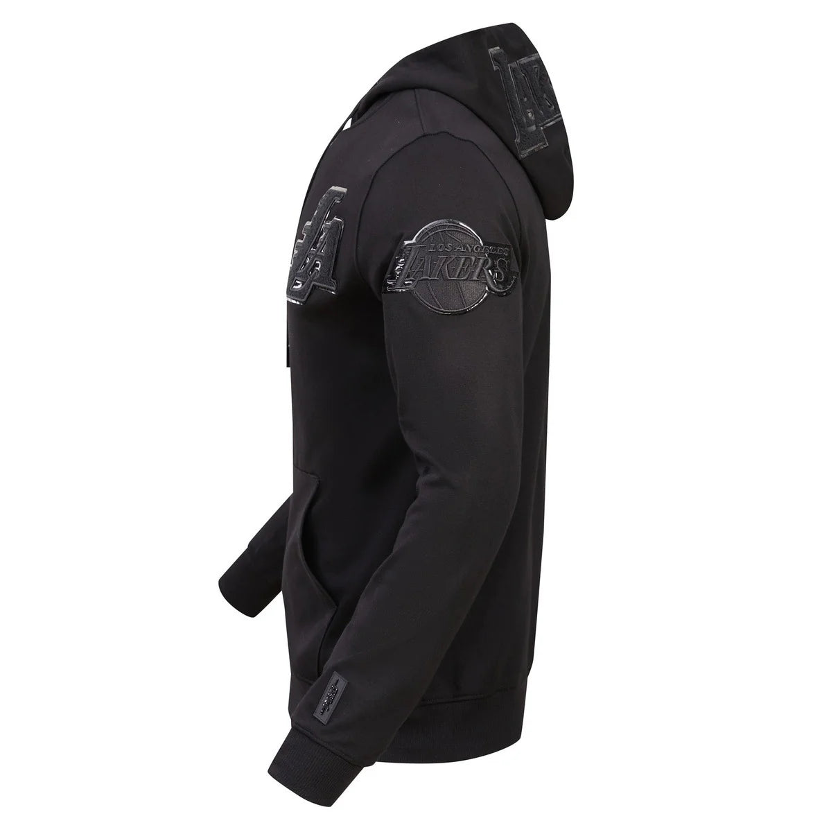 NBA LOS ANGELES LAKERS TRIPLE BLACK ZIPPER HOODIE