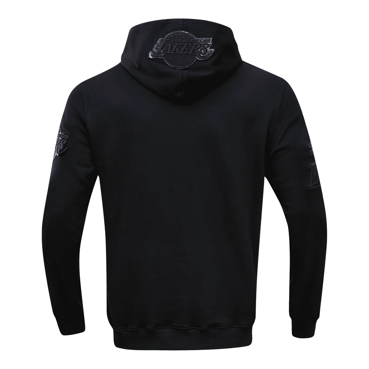 NBA LOS ANGELES LAKERS TRIPLE BLACK LOGO MEN'S PULLOVER HOODIE