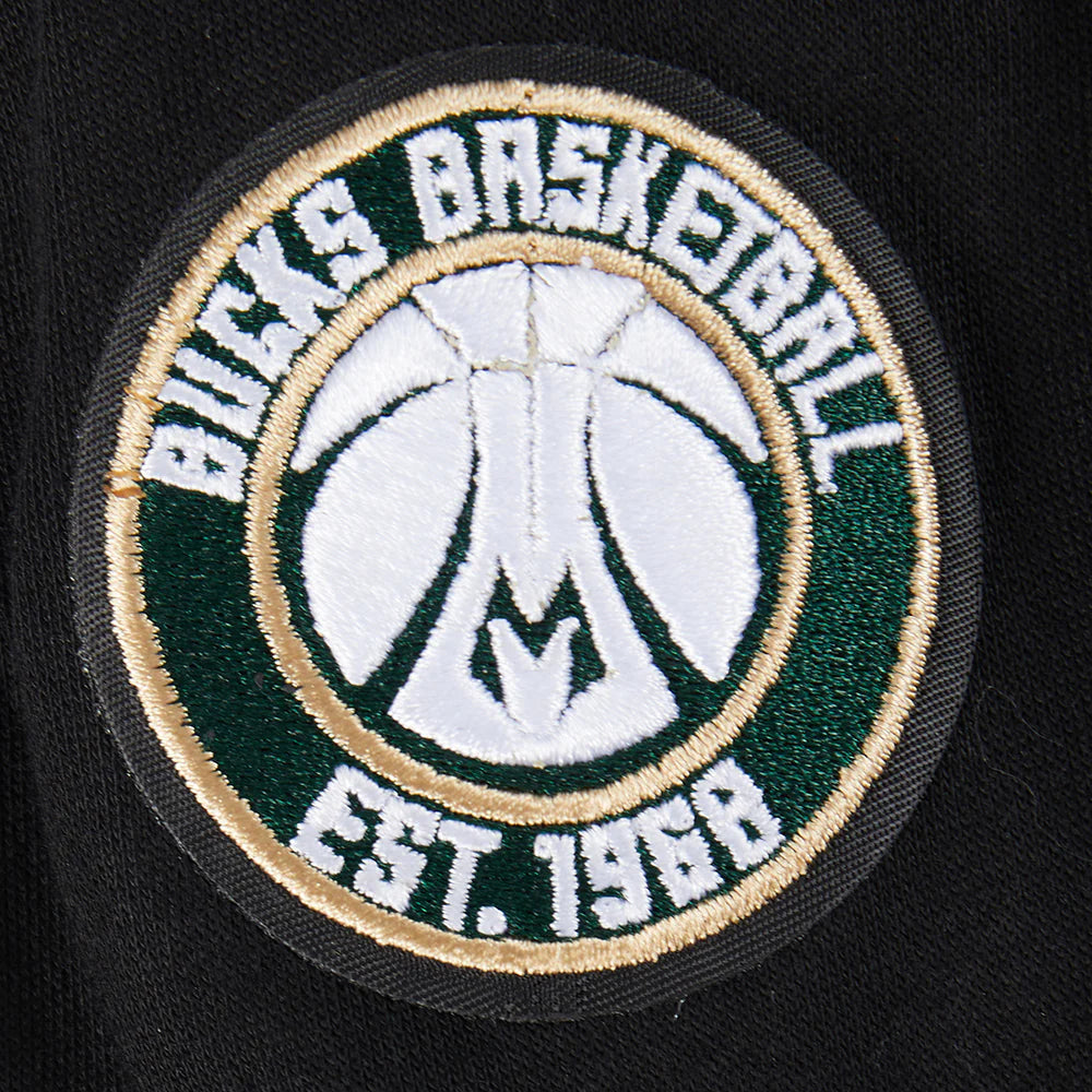 NBA MILWAUKEE BUCKS CLASSIC BIG GIRLS FLEECE FULL ZIP HOODIE