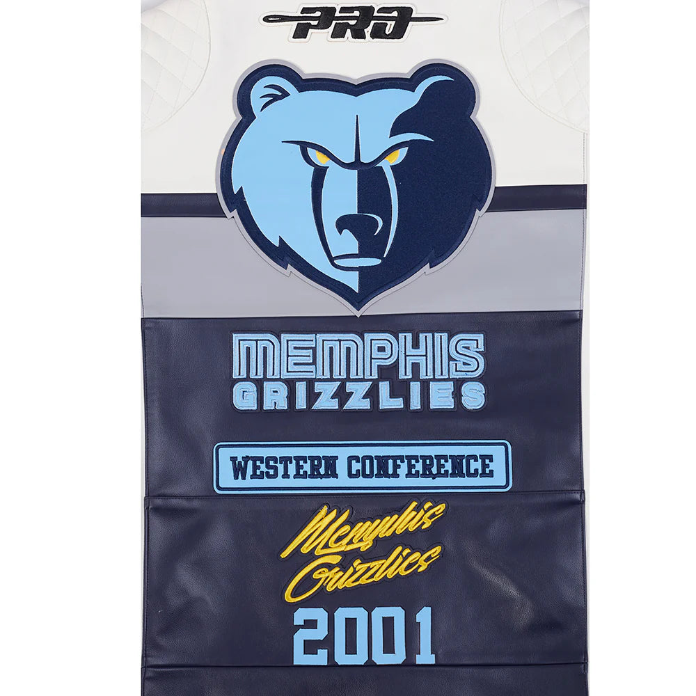 NBA MEMPHIS GRIZZLIES MEN'S MOTO JACKET
