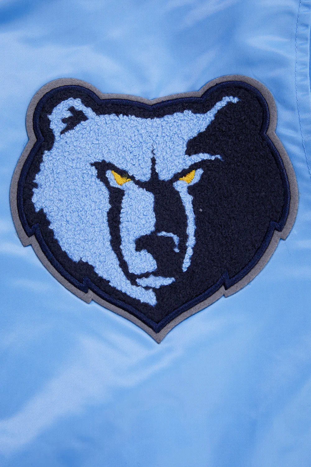 NBA MEMPHIS GRIZZLIES RETRO CLASSIC MEN'S RIB SATIN JACKET