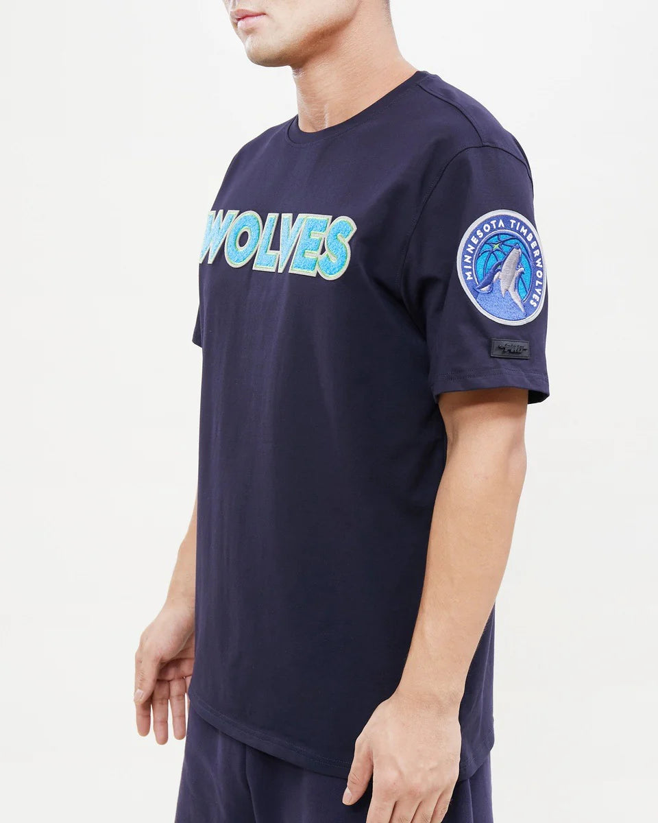 NBA MINNESOTA TIMBERWOLVES CLASSIC CHENILLE MEN'S TEE