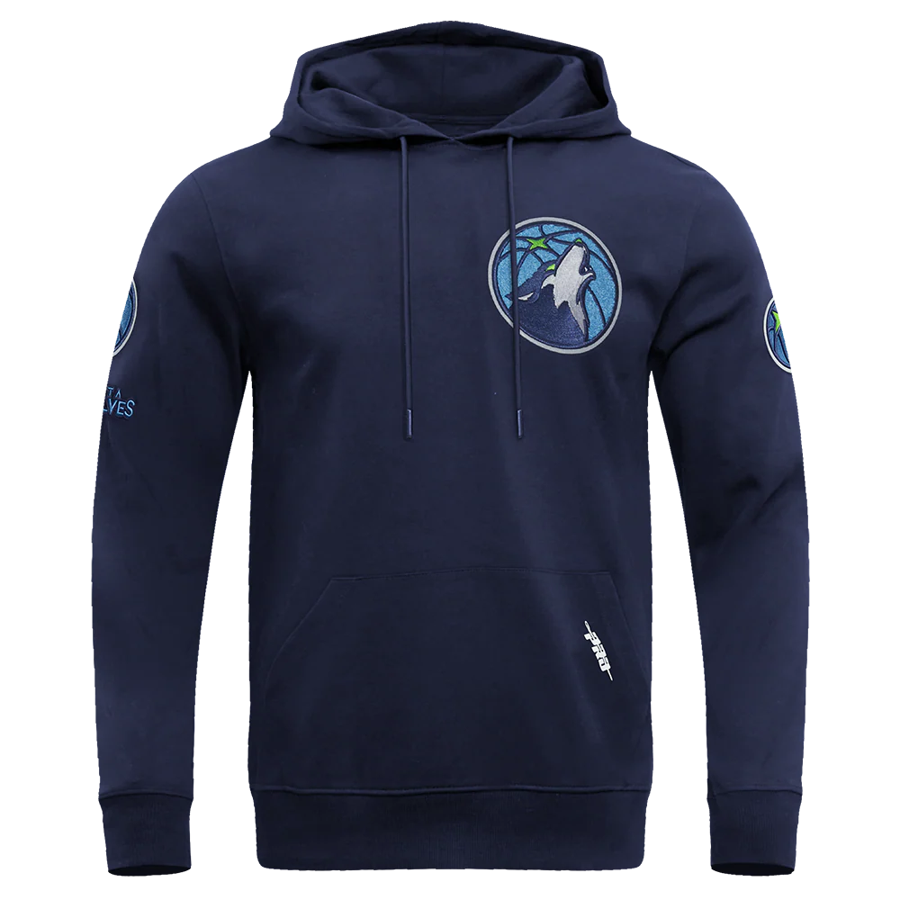 NBA MINNESOTA TIMBERWOLVES CLASSIC CHENILLE MEN'S PULLOVER HOODIE