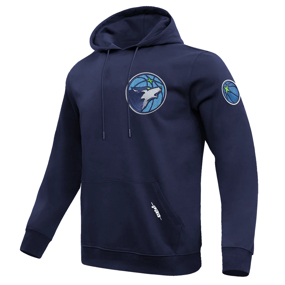 NBA MINNESOTA TIMBERWOLVES CLASSIC CHENILLE MEN'S PULLOVER HOODIE