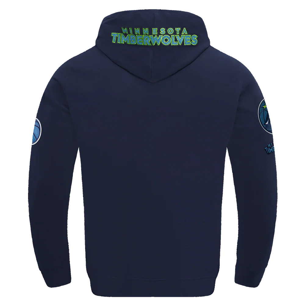 NBA MINNESOTA TIMBERWOLVES CLASSIC CHENILLE MEN'S PULLOVER HOODIE