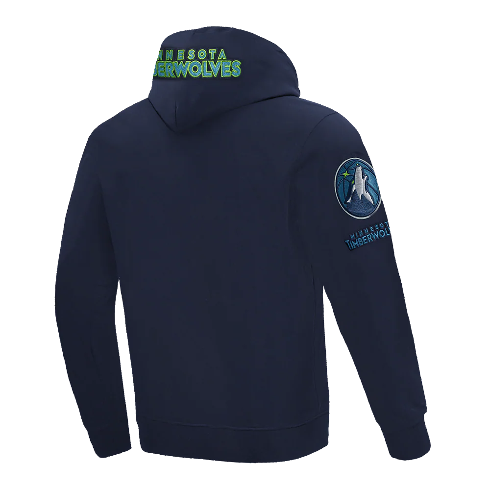 NBA MINNESOTA TIMBERWOLVES CLASSIC CHENILLE MEN'S PULLOVER HOODIE