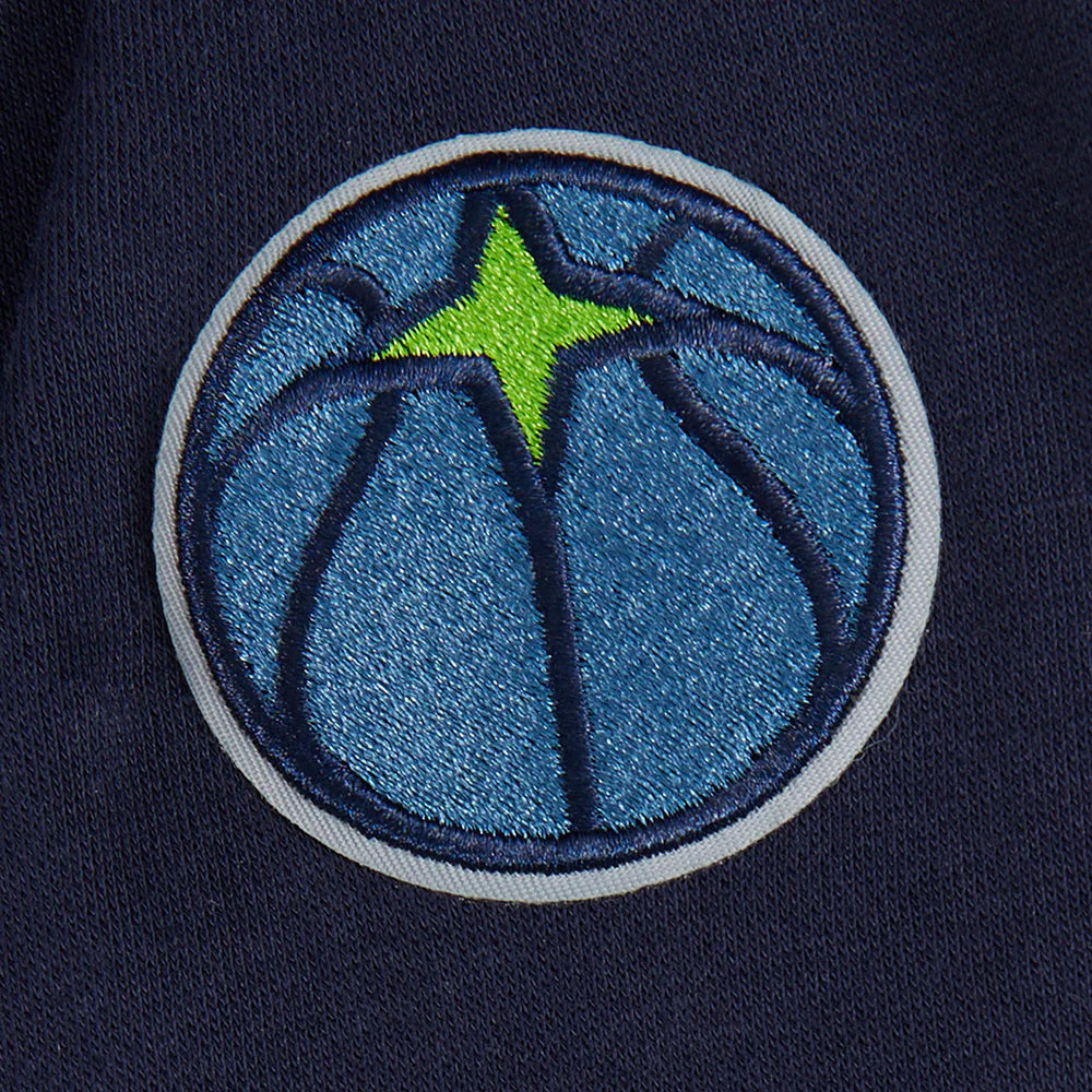 NBA MINNESOTA TIMBERWOLVES RETRO CLASSIC TODDLER BOYS RIB FLEECE PULLOVER HOODIE