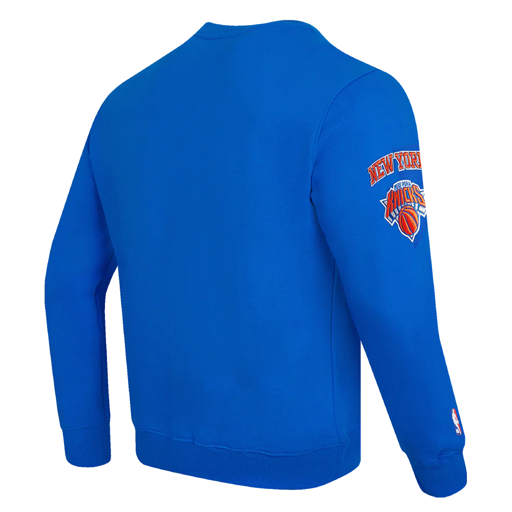 NBA NEW YORK KNICKS OLD ENGLISH MEN'S CREWNECK