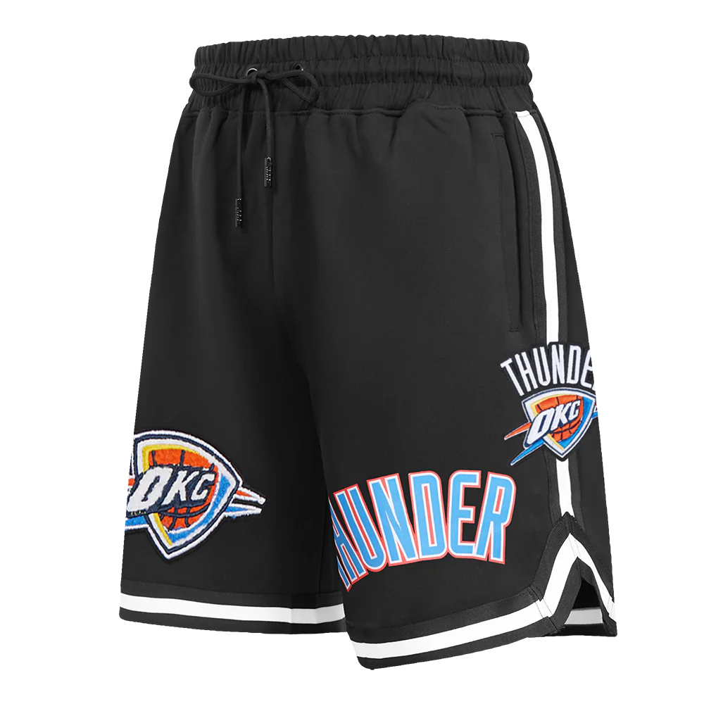 NBA OKLAHOMA CITY THUNDER CLASSIC CHENILLE MEN'S SHORT