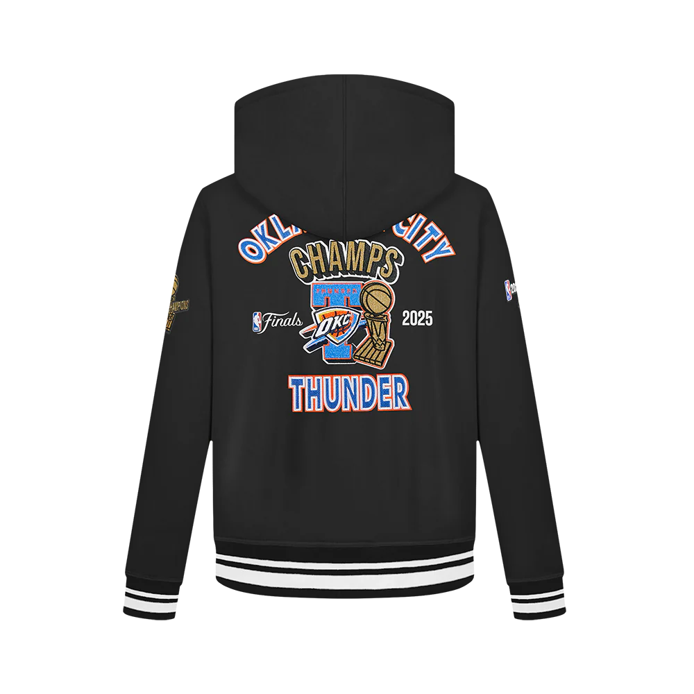 OKLAHOMA CITY THUNDER NBA FINALS 2025 BIG BOY'S RIB FLEECE PO HOODIE