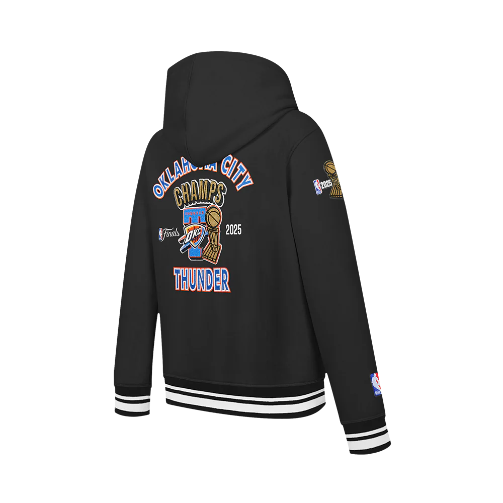 OKLAHOMA CITY THUNDER NBA FINALS 2025 BIG BOY'S RIB FLEECE PO HOODIE