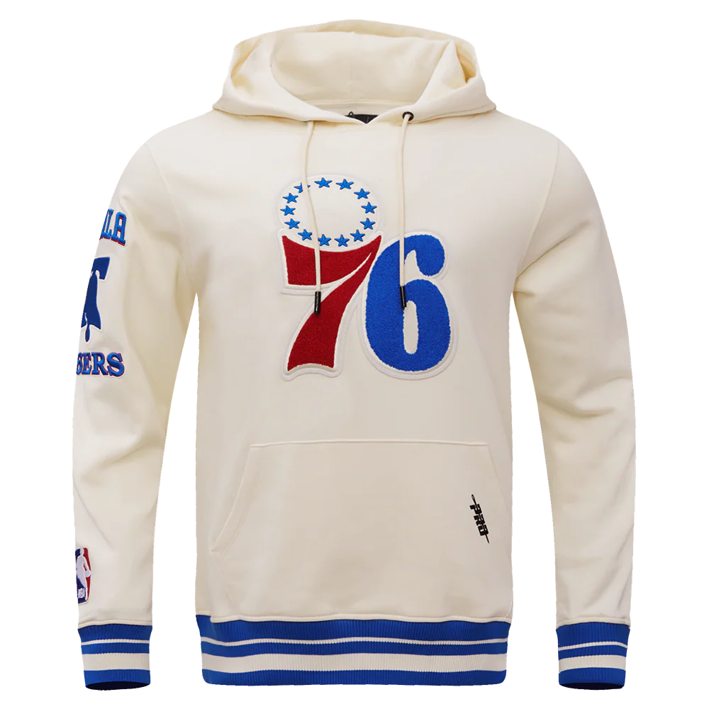 NBA PHILADELPHIA 76ERS RETRO CLASSIC MEN'S PULLOVER HOODIE