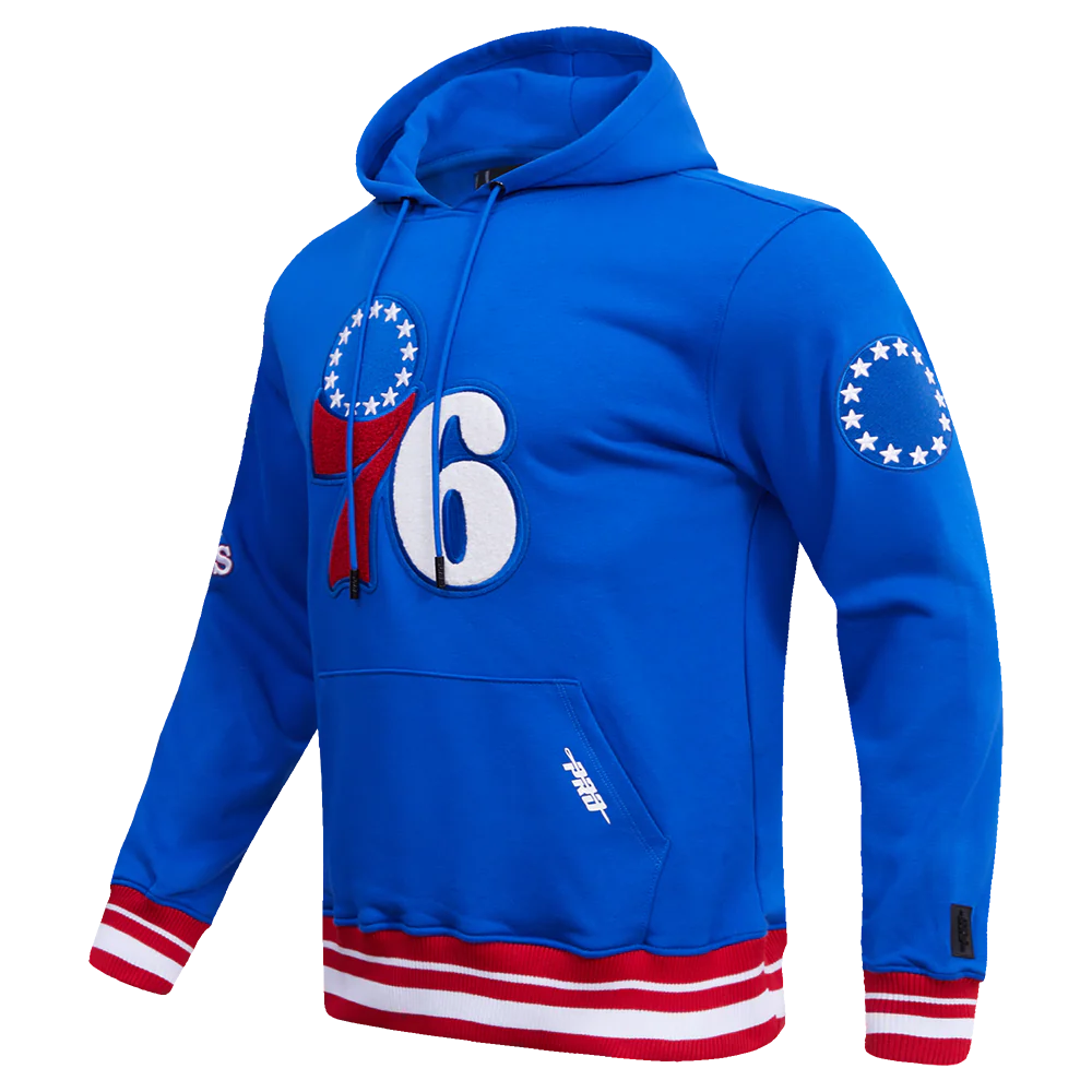 NBA PHILADELPHIA 76ERS RETRO CLASSIC MEN'S PULLOVER HOODIE