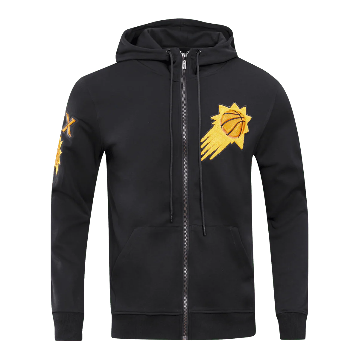 NBA PHOENIX SUNS CLASSIC CHENILLE MEN'S FULL ZIP PULLOVER HOODIE