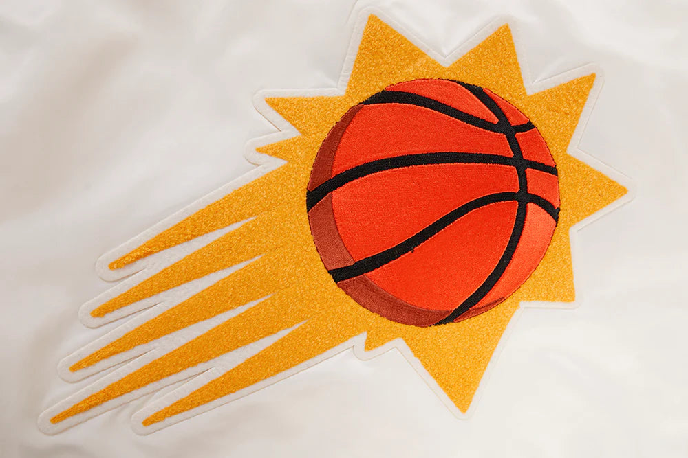 NBA PHOENIX SUNS RETRO CLASSIC MEN'S RIB SATIN JACKET