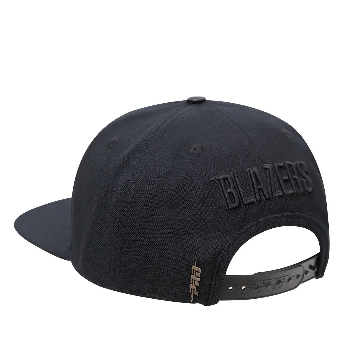 NBA PORTLAND TRAIL BLAZERS TRIPLE BLACK WOOL UNISEX SNAPBACK HAT