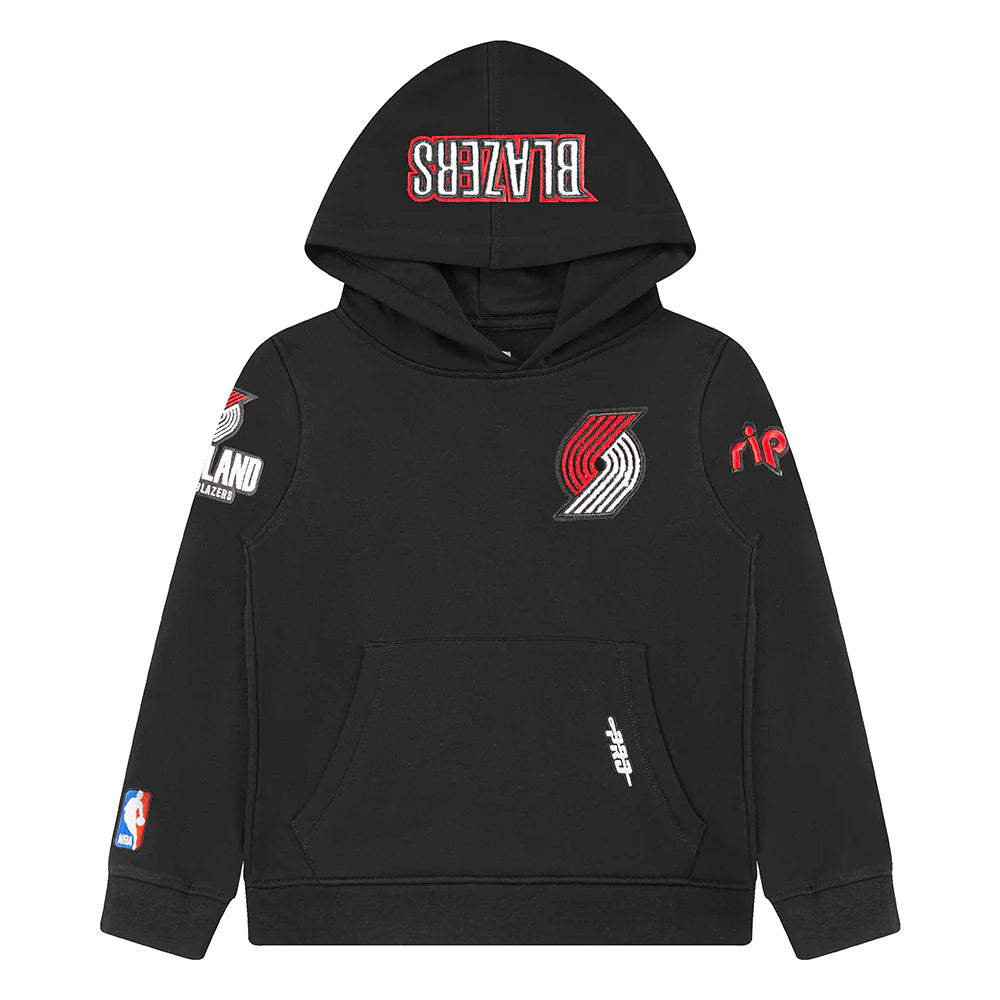 NBA PORTLAND TRAIL BLAZERS CLASSIC TODDLER BOYS FLEECE PULLOVER HOODIE