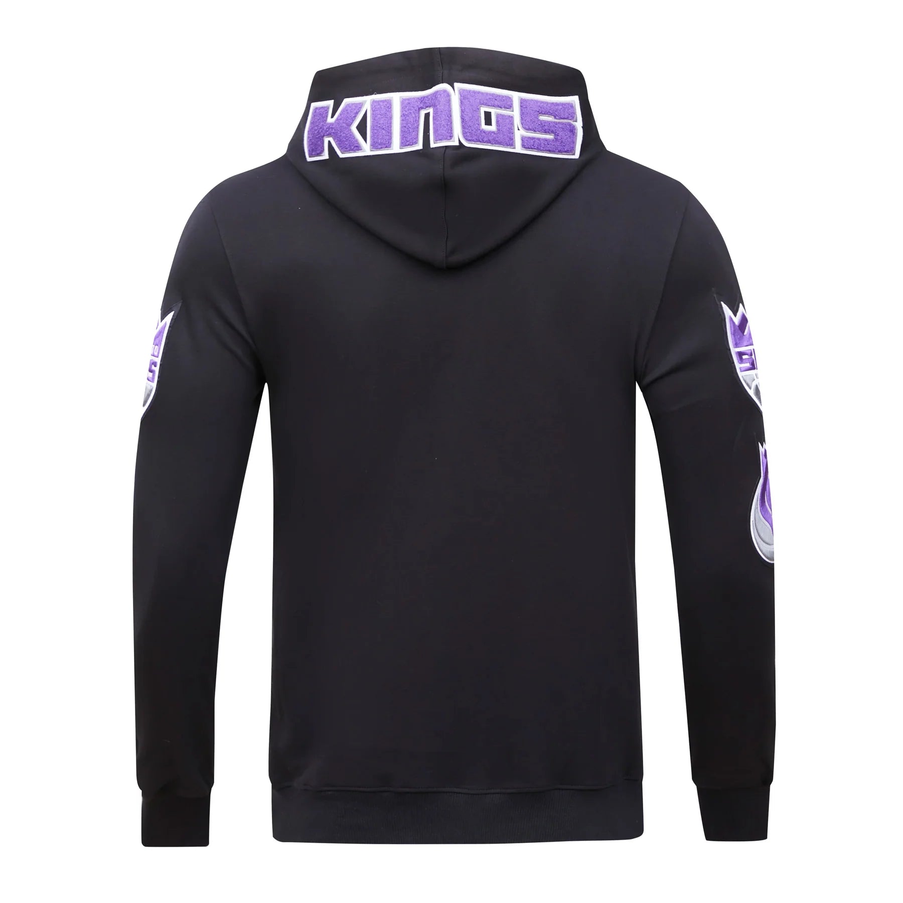 NBA SACRAMENTO KINGS CLASSIC CHENILLE MEN'S FULL ZIP PULLOVER HOODIE