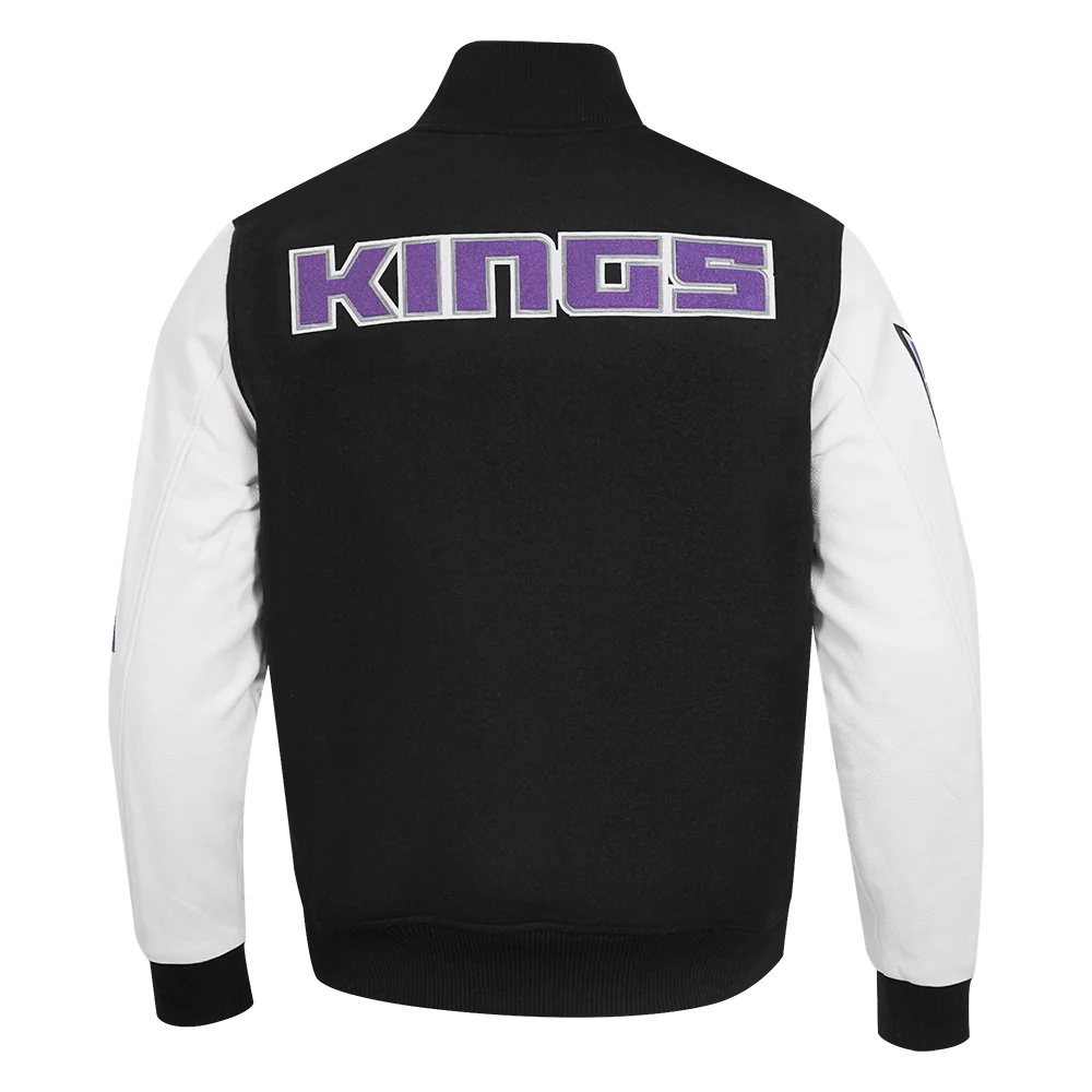 NBA SACRAMENTO KINGS CLASSIC WOOL MEN'S VARSITY JACKET