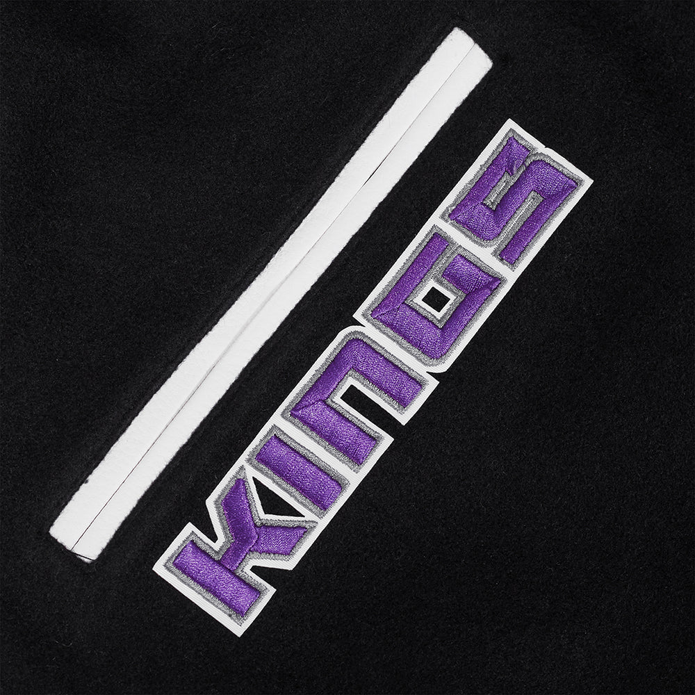 NBA SACRAMENTO KINGS CLASSIC WOOL MEN'S VARSITY JACKET