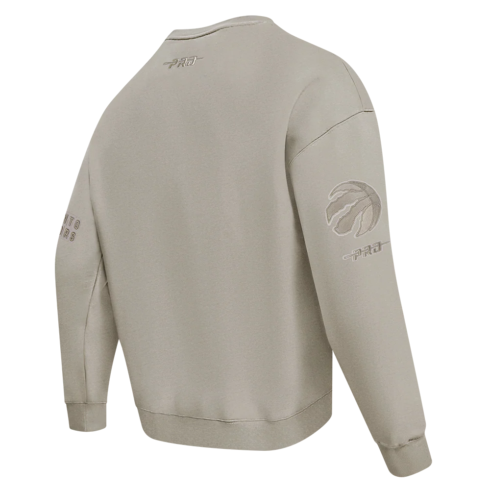 NBA TORONTO RAPTORS SCOTTIE BARNES #4 NEUTRAL PNN MEN'S DROP SHOULDER FLC CREWNECK
