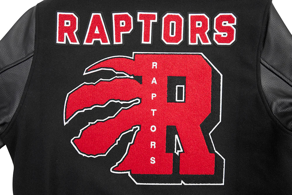 NBA TORONTO RAPTORS MASHUP MEN'S RIB WOOL VARSITY JACKET