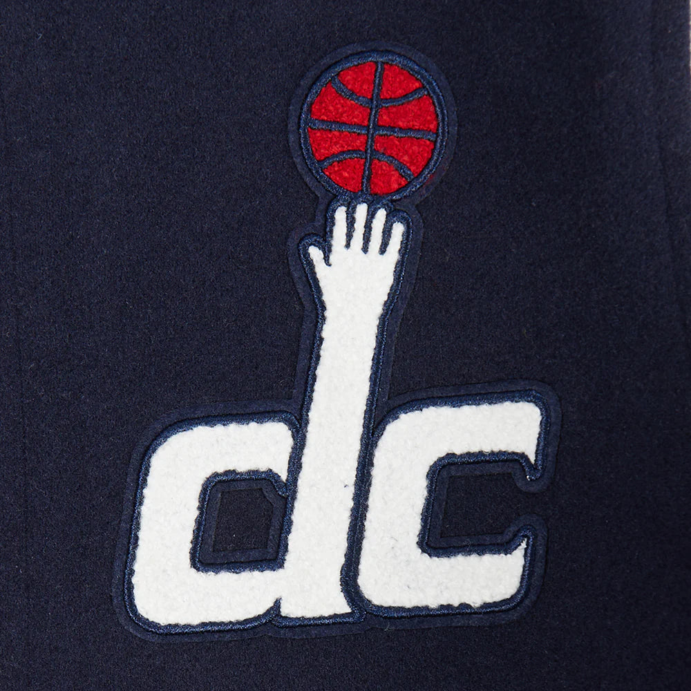NBA WASHINGTON WIZARDS CLASSIC BIG BOYS WOOL VARSITY JACKET