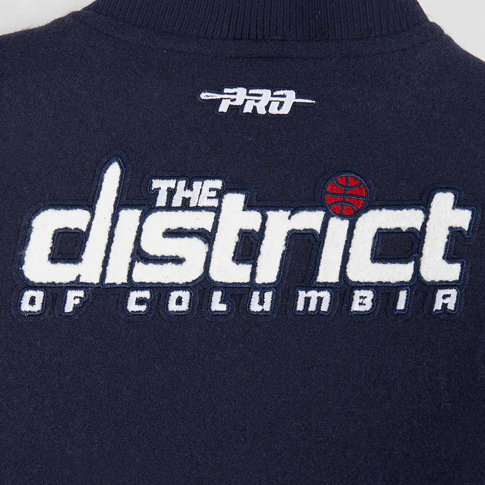 NBA WASHINGTON WIZARDS CLASSIC TODDLER BOYS WOOL VARSITY JACKET