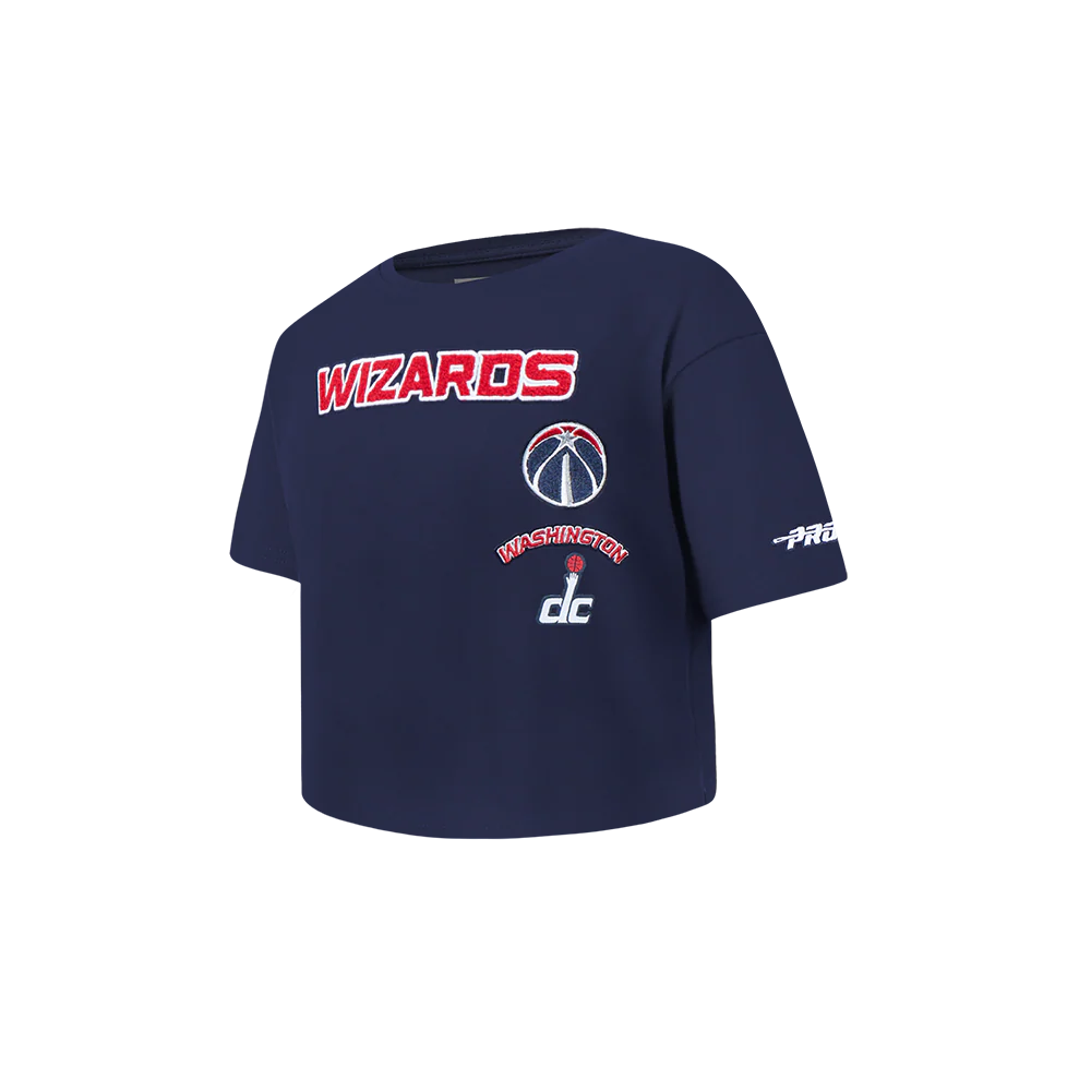 NBA WASHINGTON WIZARDS RETRO CLASSIC TODDLER GIRLS SHORT SLEEVE BOXY TEE